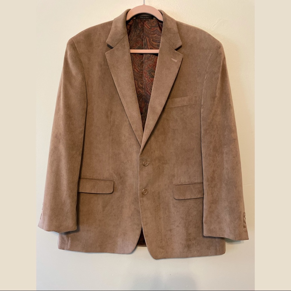 EUC Lauren Ralph Lauren Corduroy Blazer 44R